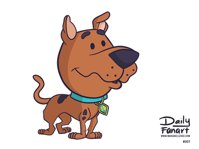 Scooby Doo characters cute children kids cartoon mexico fanart scooby.png