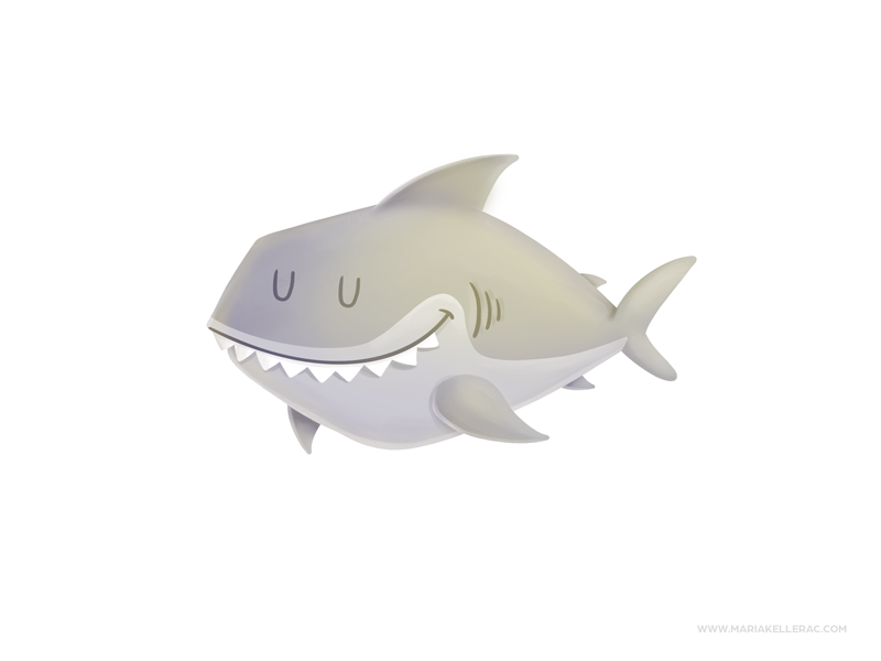 Shark procreate children mexico character kidlitart ocean shark cute c.png