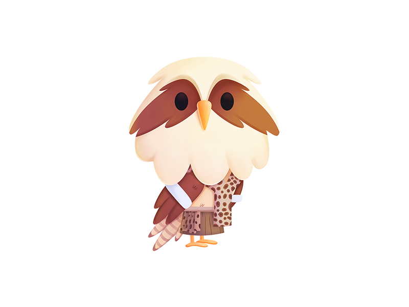Simon - South Africa branding culture procreate tradition mascot chara.png