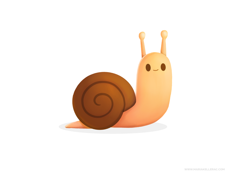 Snail baby character caracol snail children procreate kidlitart cute c.png