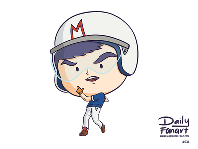 Speed Racer racing character kawaii cute children kids retro cartoon m.png