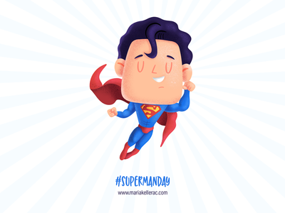 SupermanDay fanart dc children kids hero supermanday procreate mexico.png