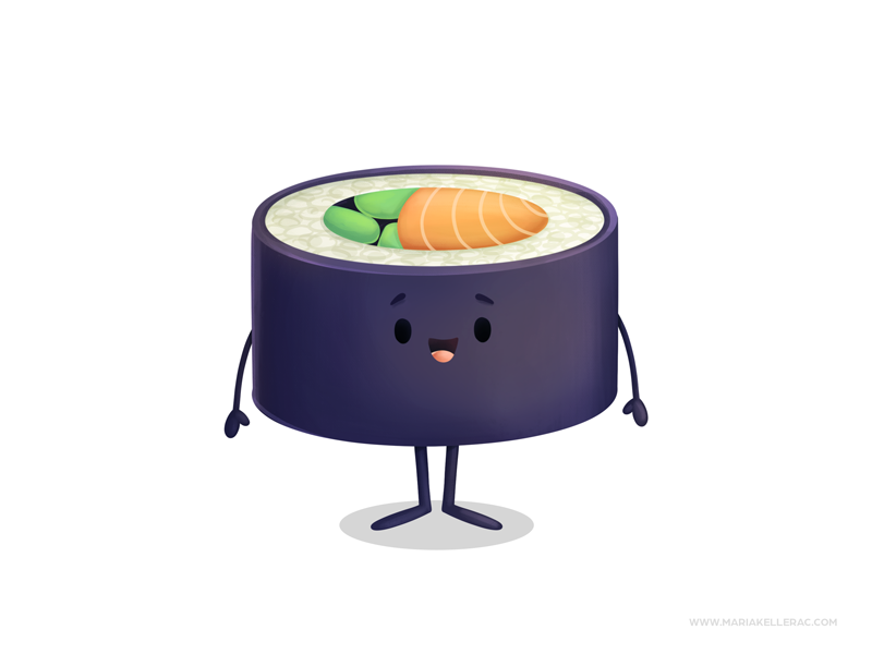 Sushi japan sushi procreate children kidlitart character cute cartoon.png