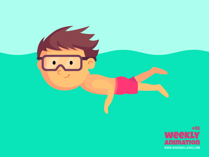 Swimming boy nadar natacion water boy swimming swim mexico kids childr.gif
