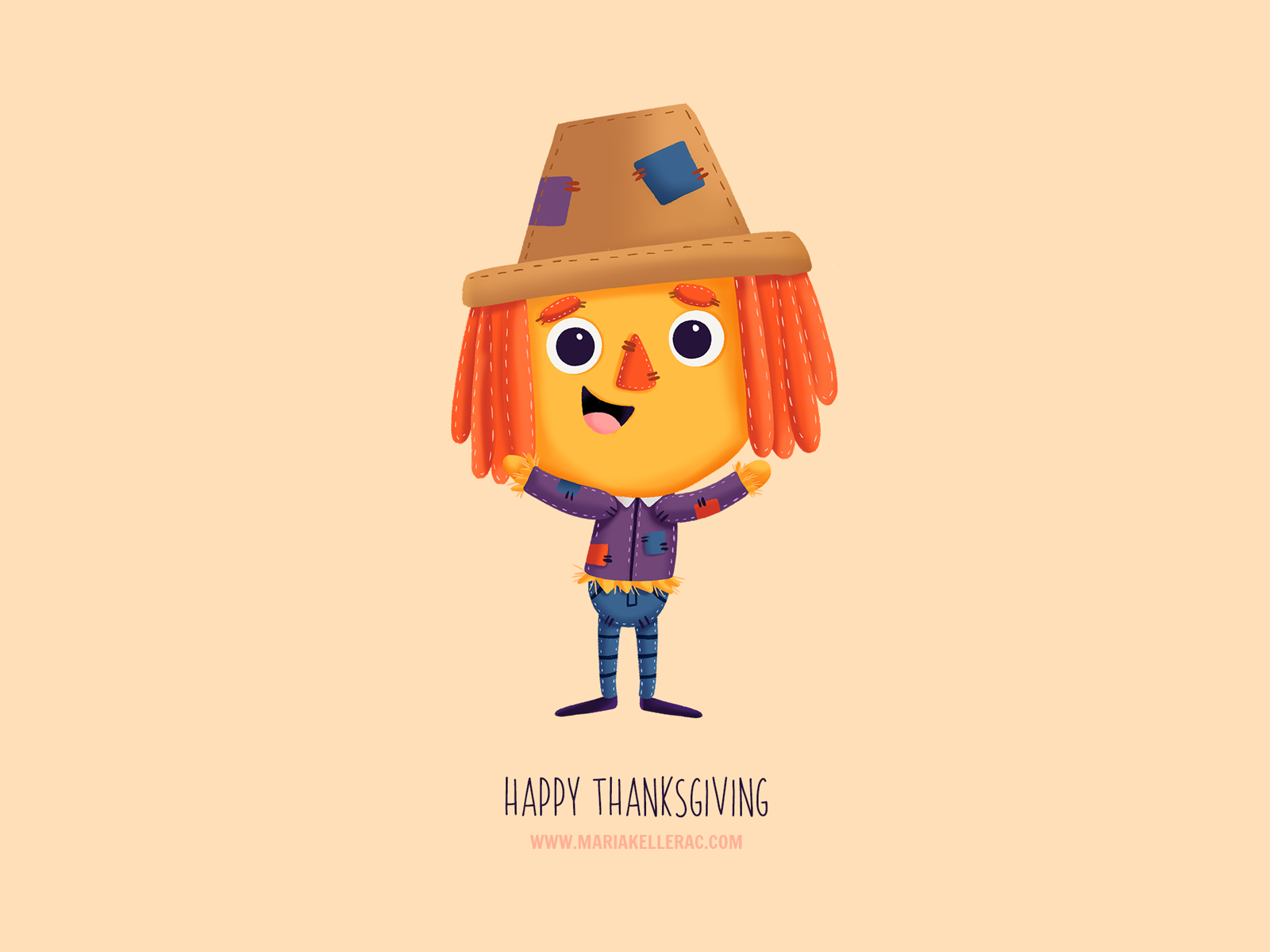 Thanksgiving 2019 thanksgiving scarecrow kids kidlitart procreate cart.png