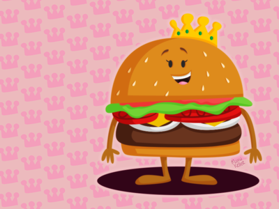 The Burger Queen queen burger cartoon character mexico royal monarchy.png