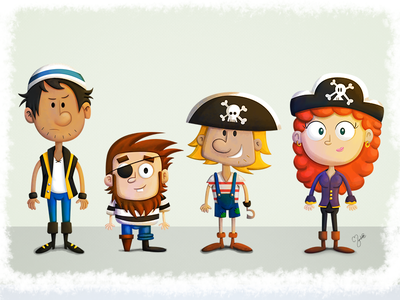 The Pirates pirates characters mexico cartoons illustration kids.png