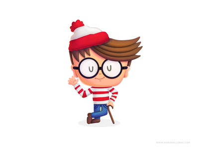 Waldo cutesy cartoons procreate search find children kids cute mexico.png