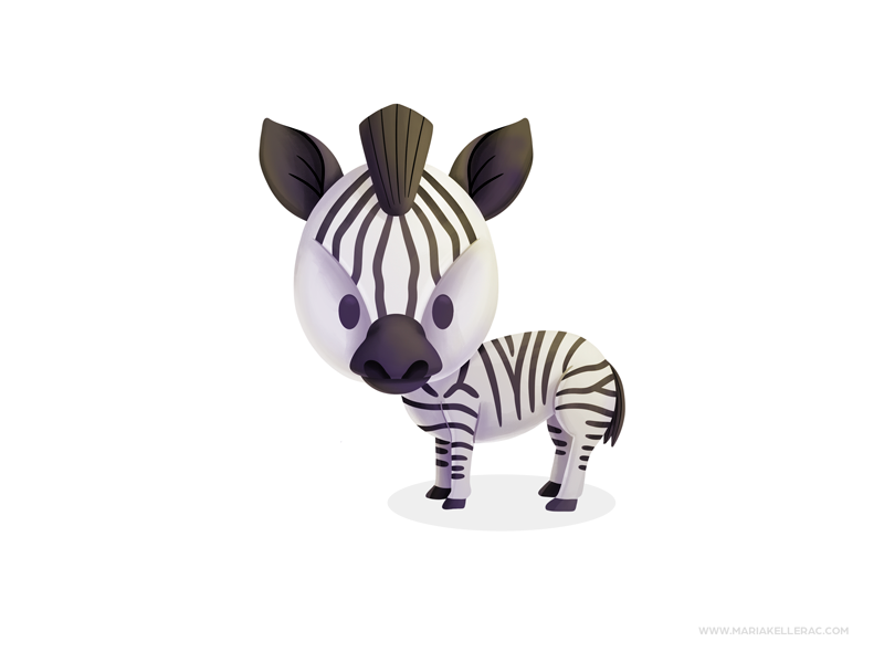 Zebra wild cartoon ilustracion procreate baby cute animals mascot zebr.png