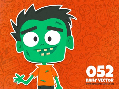 Zombie Kid zombie cartoon characters mexico illustration kids.jpg