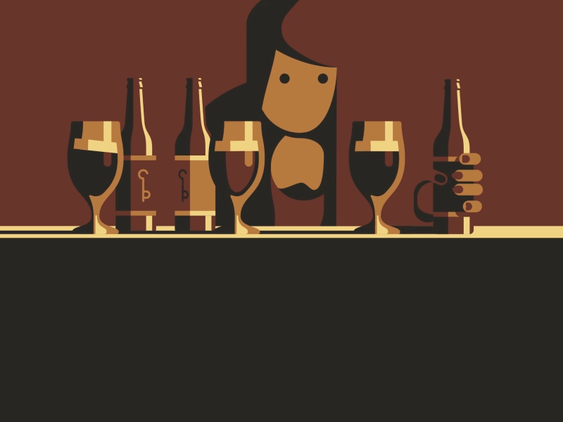 Drink You Under The Table crowne plaza bar drinking beer mograph brand.gif