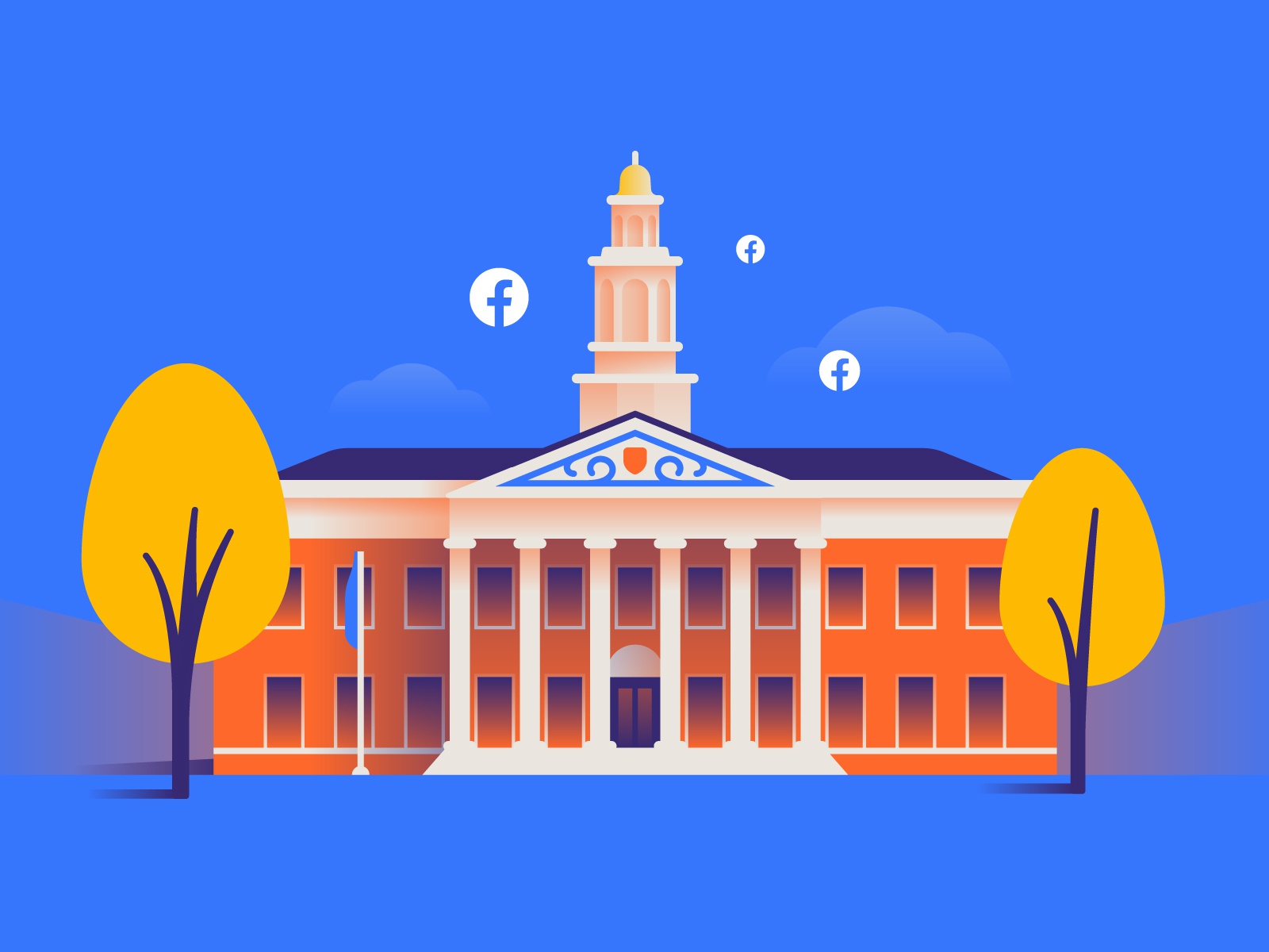 Harvard X FB illustration vector building university harvard facebook.jpg