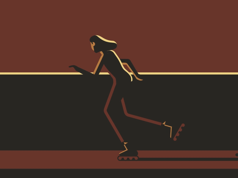Just keep rollin animation loop rollerskate skate rollerblade rollerbl.gif