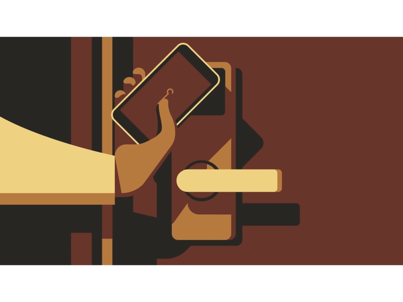 Keyless Entry door hand app hotel keyless animation.gif