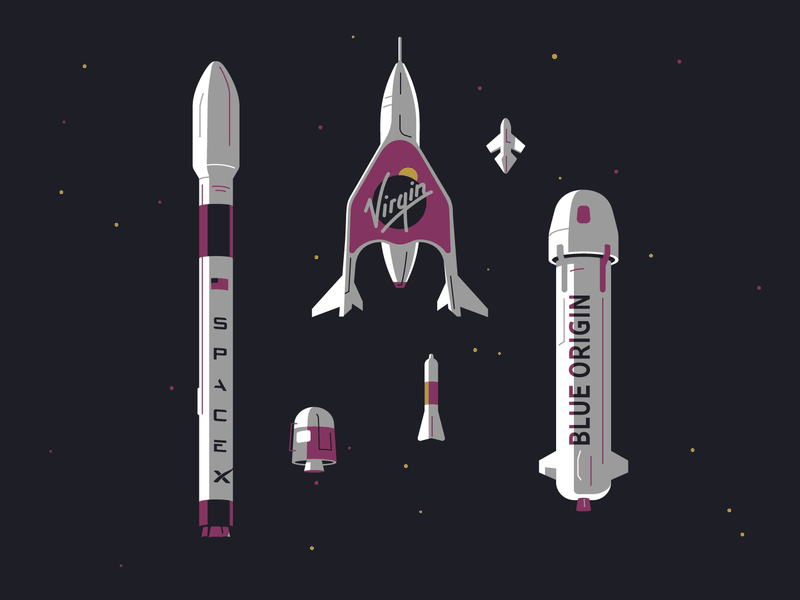 Space vacay spacex blue origin spaceship rocket space vector wsj shado.png