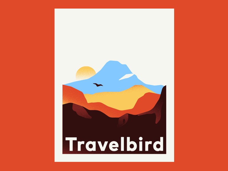 Travelbird Explorations 2 poster vista mountain travel bird.gif