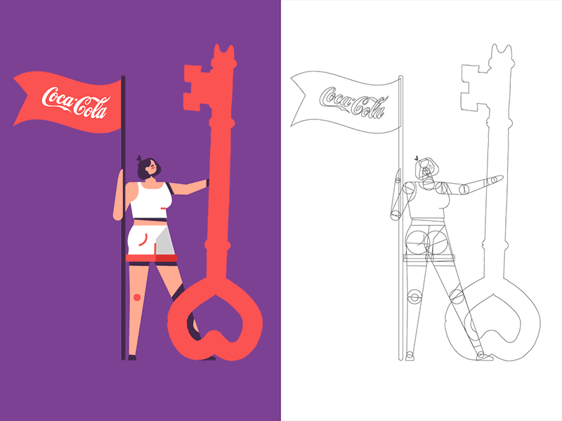 Character Bones Tutorial tutorial objects loop layers illustration to.gif