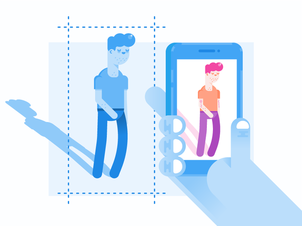 Phone Photo Editor vector ux photo phone illustration hand guy flat ch.png