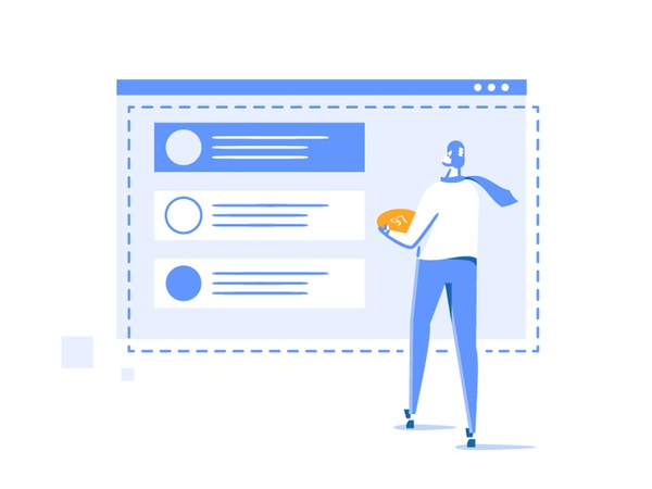 Rating site blue line character rating man buisness vector illustratio.jpg