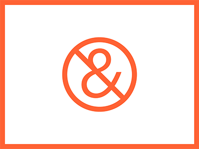 Ampersands Verboten ampersand.png