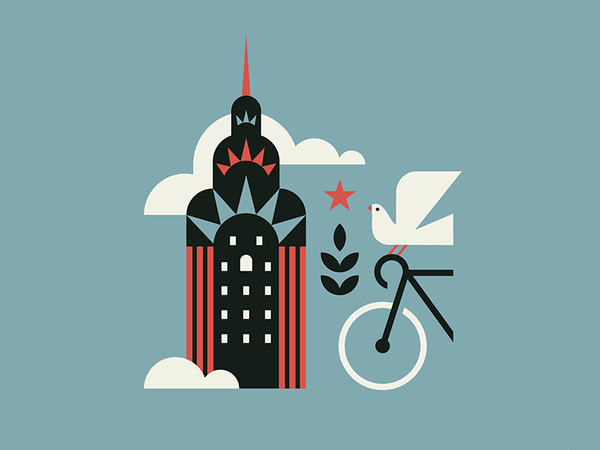 Bike  Bird logo new york chrystler building simple hope cloud bird bik.png