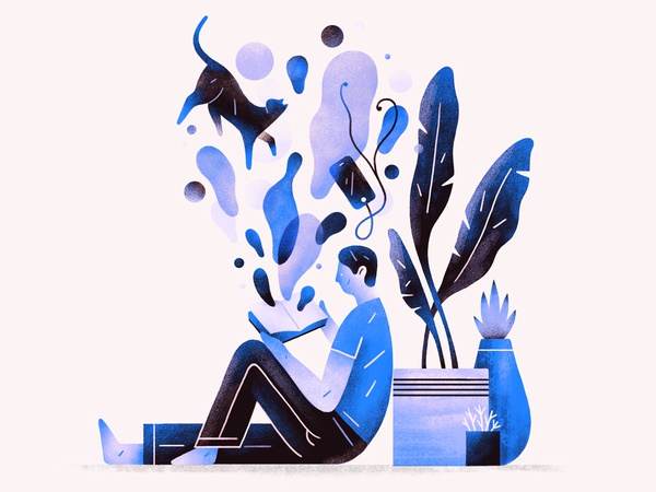 Less Distractions organic people person article technology cat plants.jpg