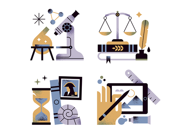Subject Family icons texture design iconography university history law.png