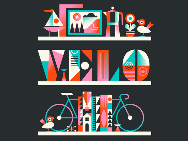 Velo Shelves iconography gradient icon bookshelf vibrant colour gradie.png