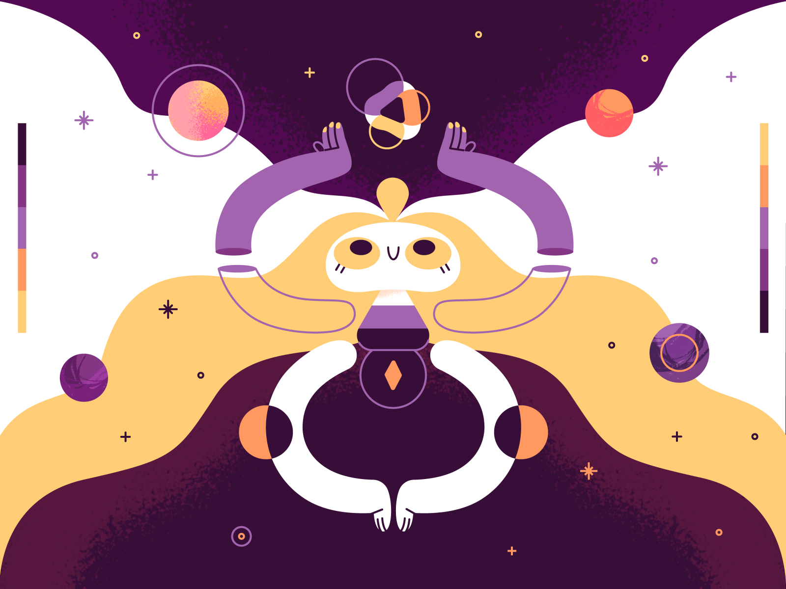 Cosmic Balance balance cosmos vector ui product flat design character.png