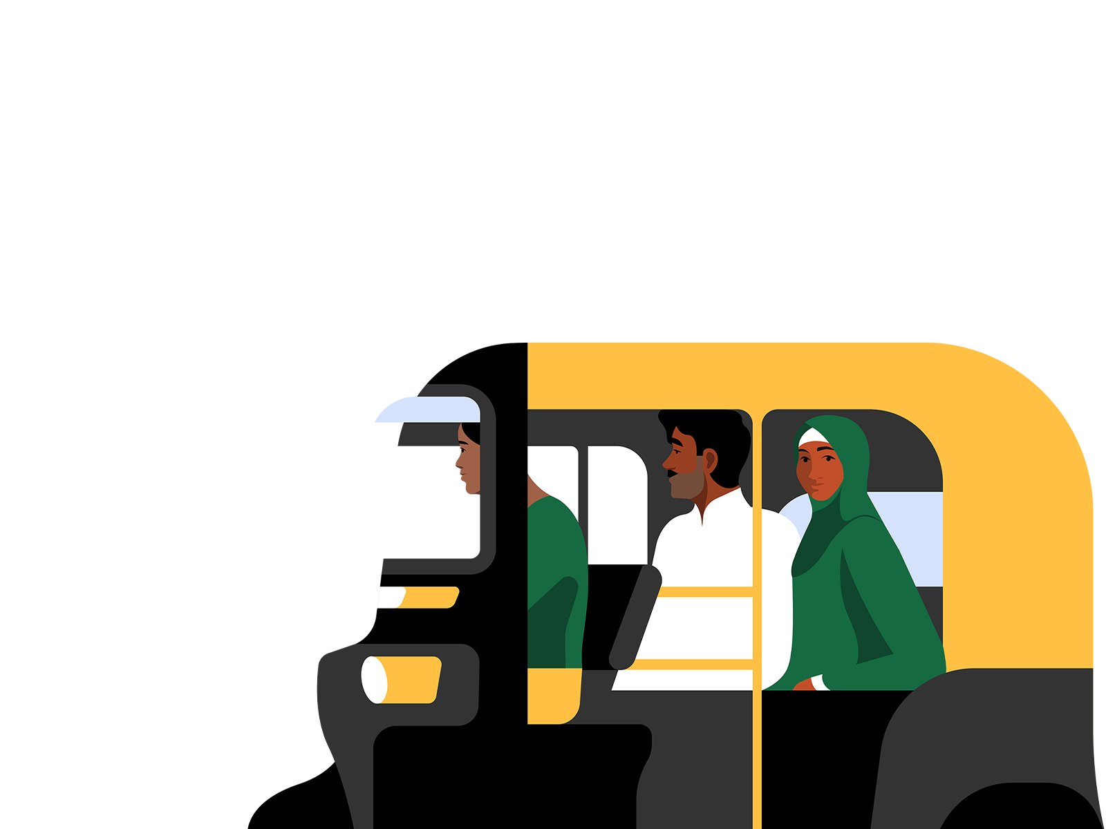 @Uber Tuktuk designer uber campaign characterdesign illustrator folks.png