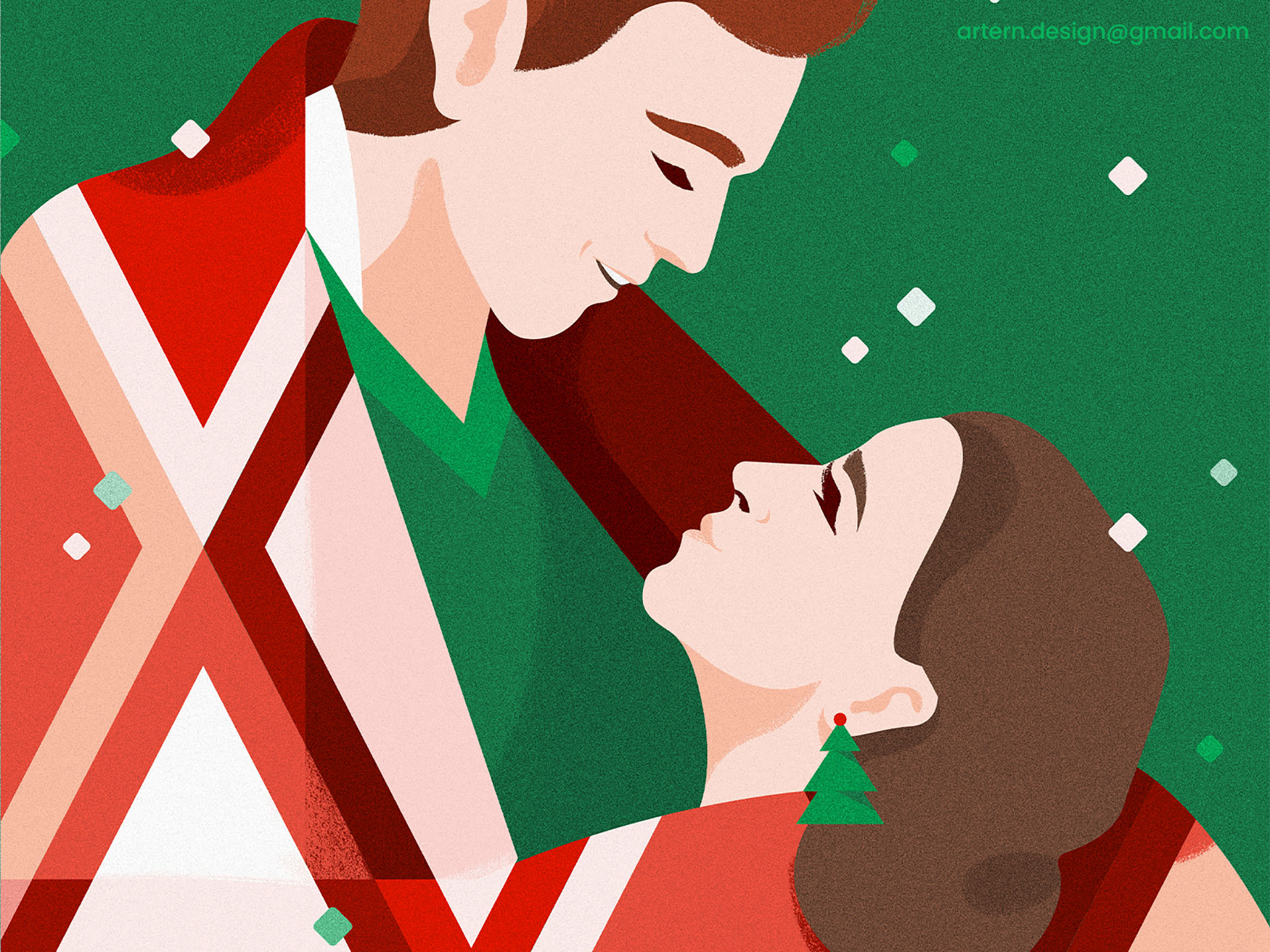 Be Merry_ freebie Wallpaper couple people love vector graphic monday f.jpg