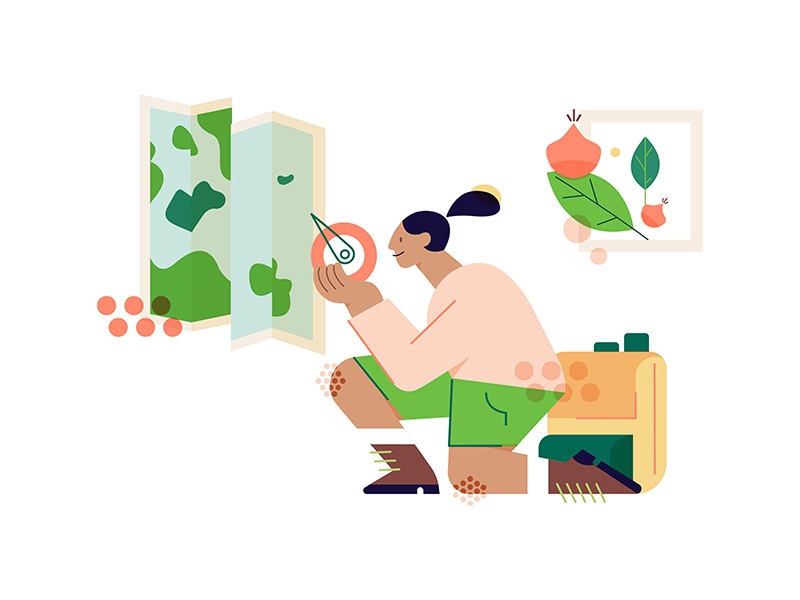 Happy Camper character branding peeps vector flat uxui web new compass.jpg