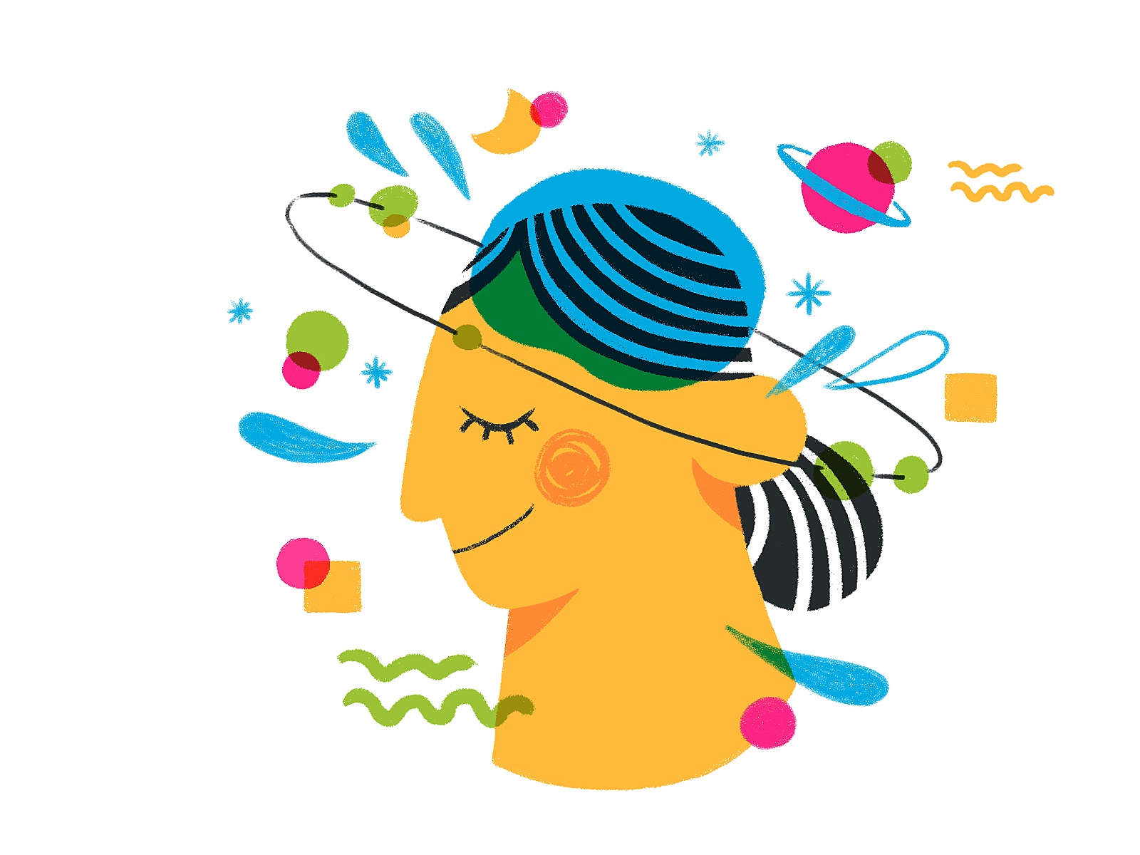 Mental Health uxui illustrator doodle health mental monday exploration.jpg