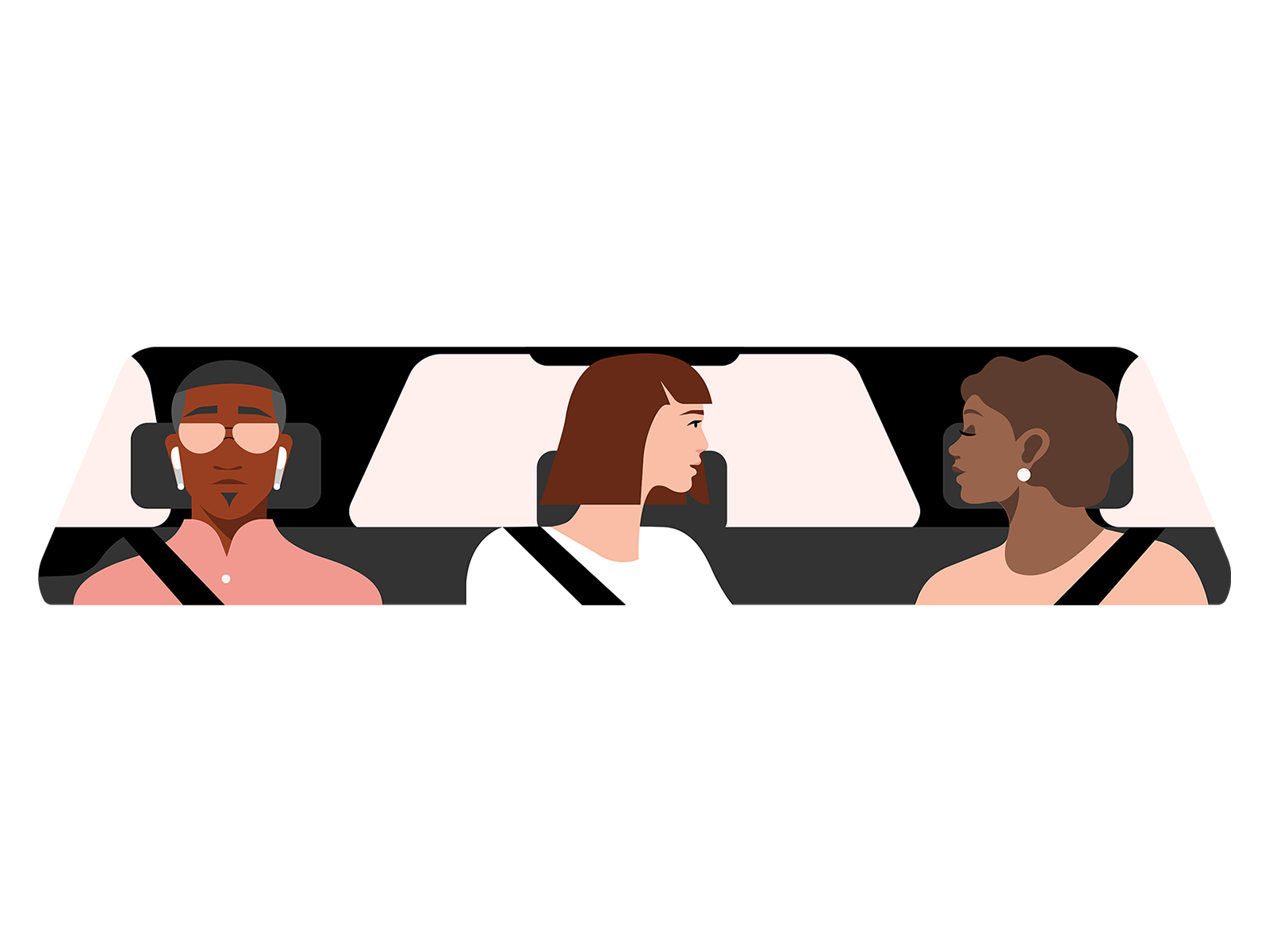 Uber CarPool negativespace monocrome design spot flat peeps uxui webde.png