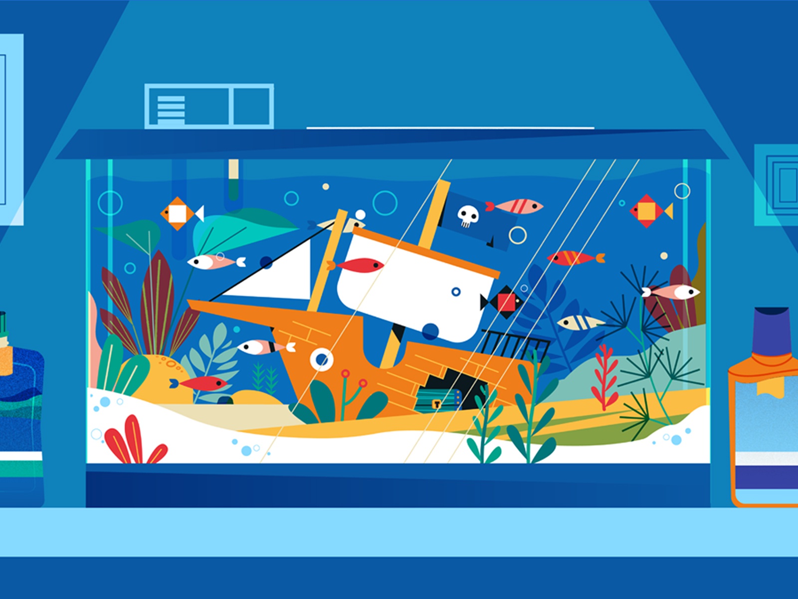 Think Tank flat motion animation storyboard intro cool fun illustrator.jpg