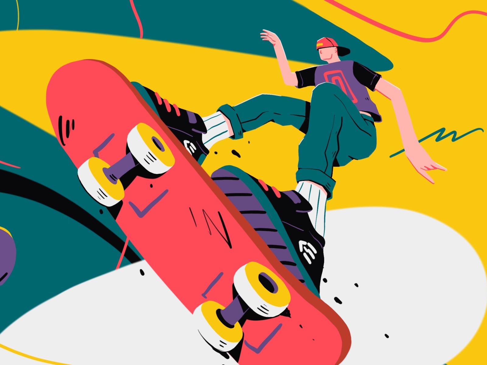Skaters gonna skate skater skateboarding perspective skateboard bright.jpg