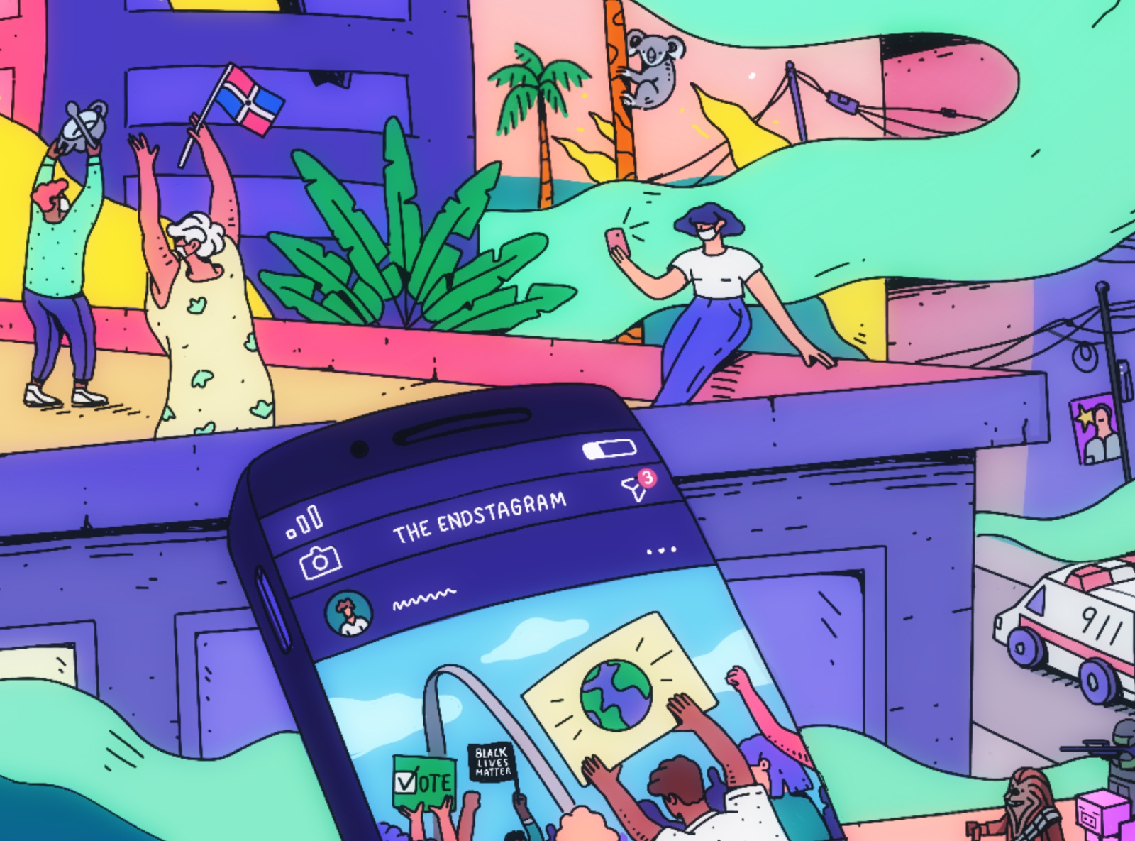 The New Normal  The Endstagram  parody detail closeup black lives matt.jpg