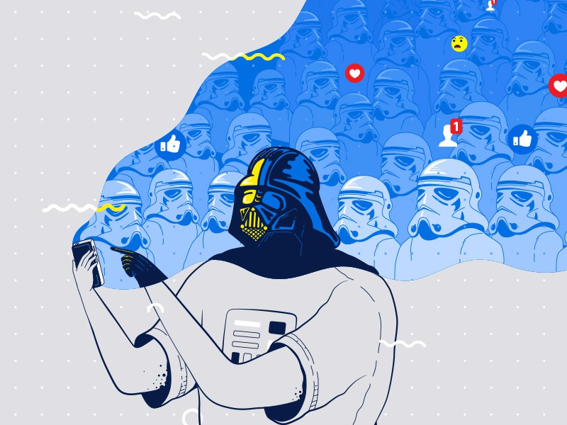 Using the force fan art funny ui social media darth vader star wars de.jpg