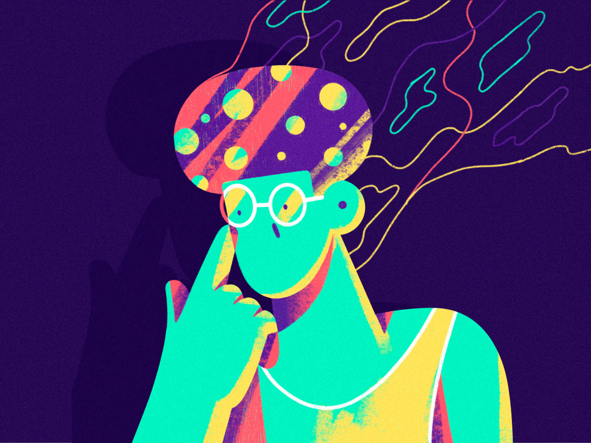 dude shocked funky trip illustration procreate texture character mush.jpg