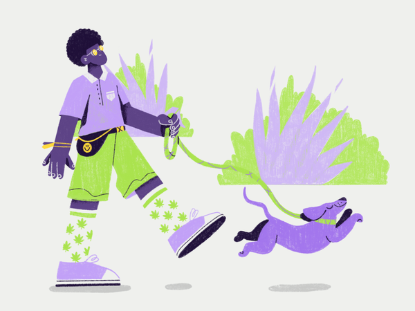 Purple haze  procreate summer character chill park weed afro weiner do.png