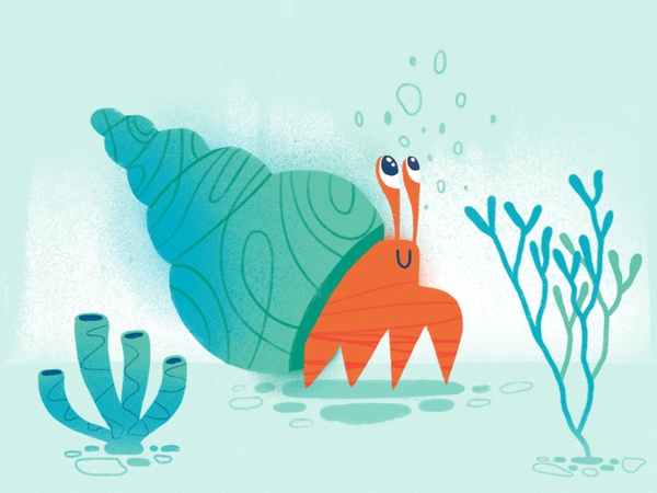 Selfish Shellfish photoshop underwater seaweed animal sea ocean shell.jpg