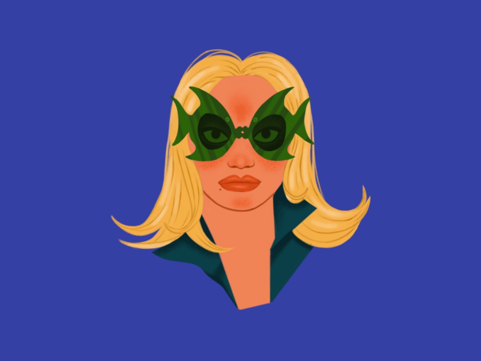 Fishy Sunglasses serving face sunburn character face superhero look po.jpg