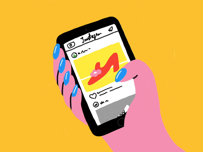 Instagram ads phone scroll scroll shoes shopping instagram online shop.gif
