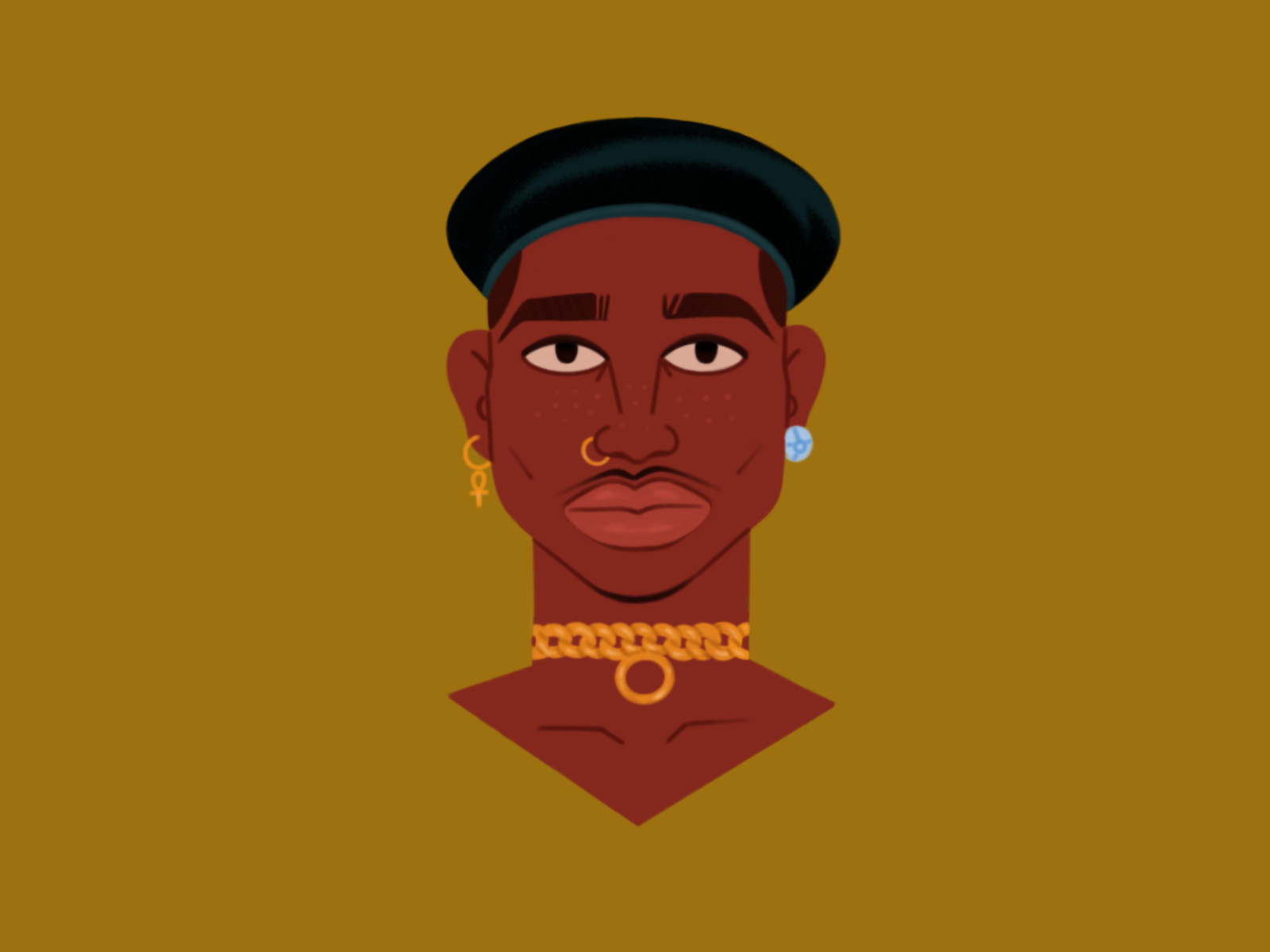 Portrait of a man characterdesign vines poster portrait illustration n.png