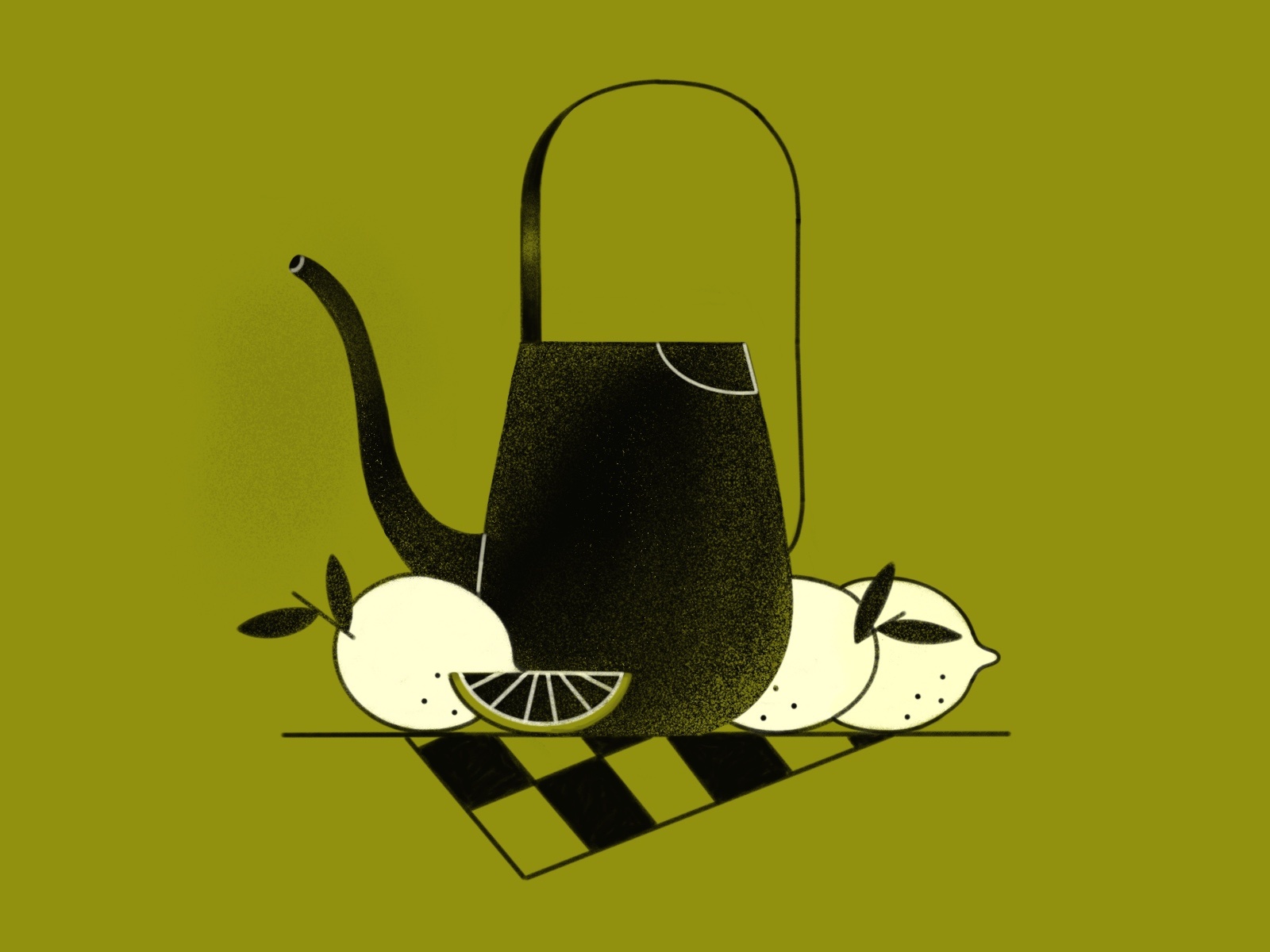 Still Life illustration fruit simple objects things fresh lemonslice g.jpg