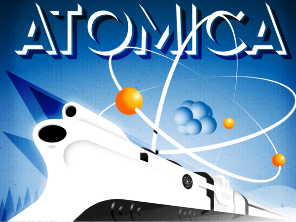 Atomica travel poster train art deco vector illustration illustrator.png