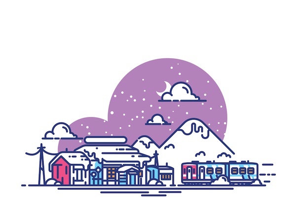 Ebishima Station japan station icon minimalist sticker illustration dr.jpg