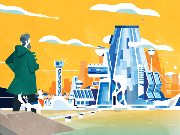 Future City Electric Boogaloo vector futurism skyline cityscape city f.png