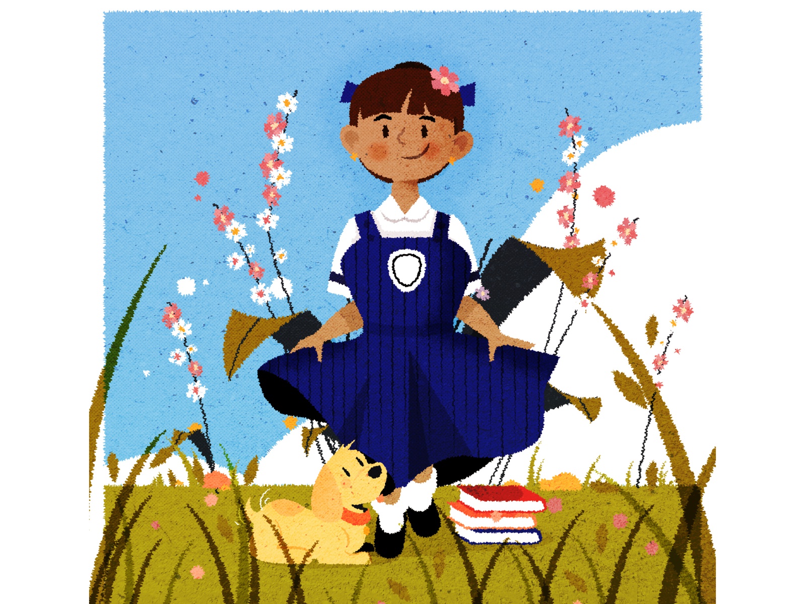 Emilia kids kid character design children child character texture illu.jpg