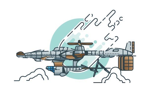 Highwind final fantasy airship highwind vector sticker illustration ga.jpg